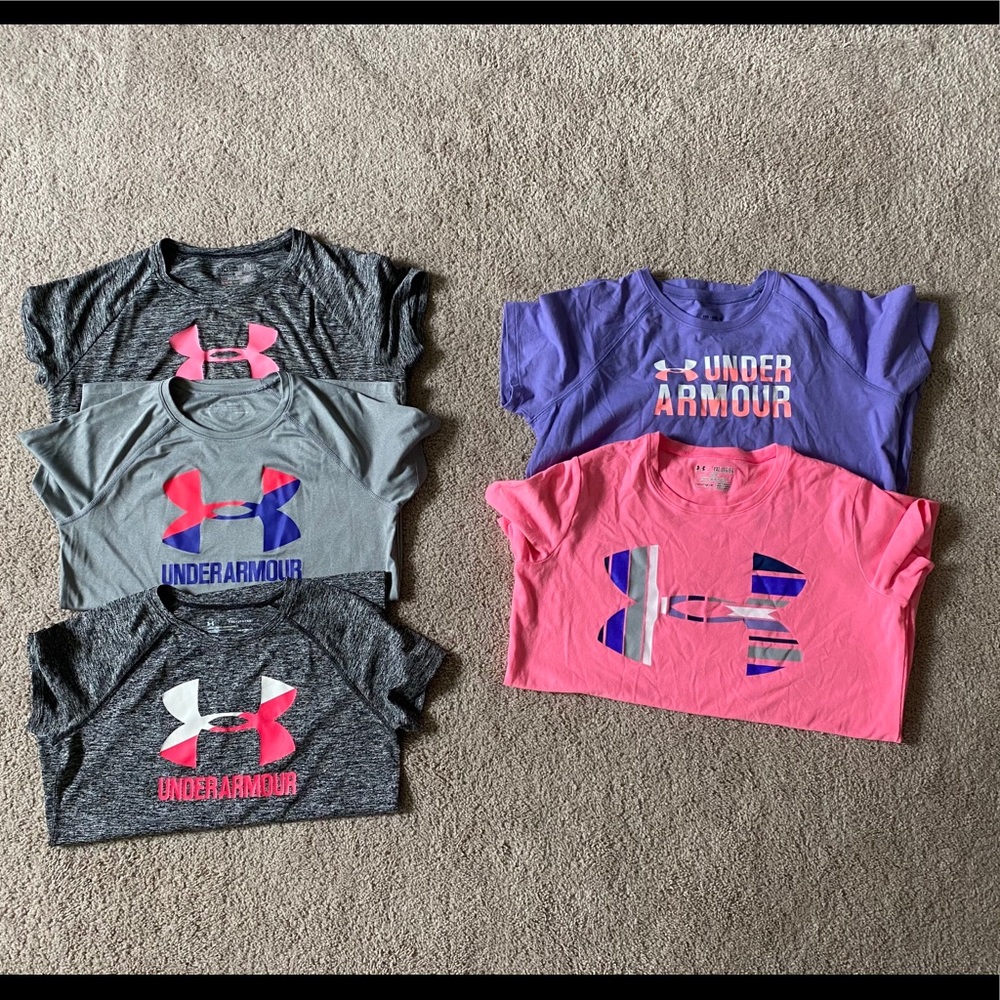 Youth Girl Under Armour Shirts Size YXL